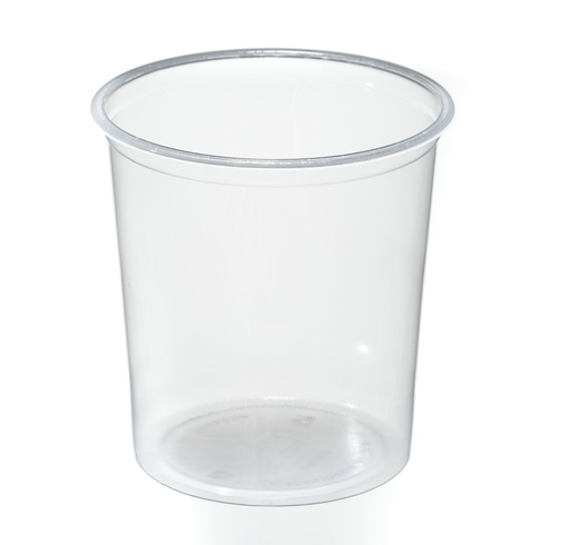 [T100-LL-TRS-1000-C] TARRINA 1 LT LLANA TRANSPARENTE